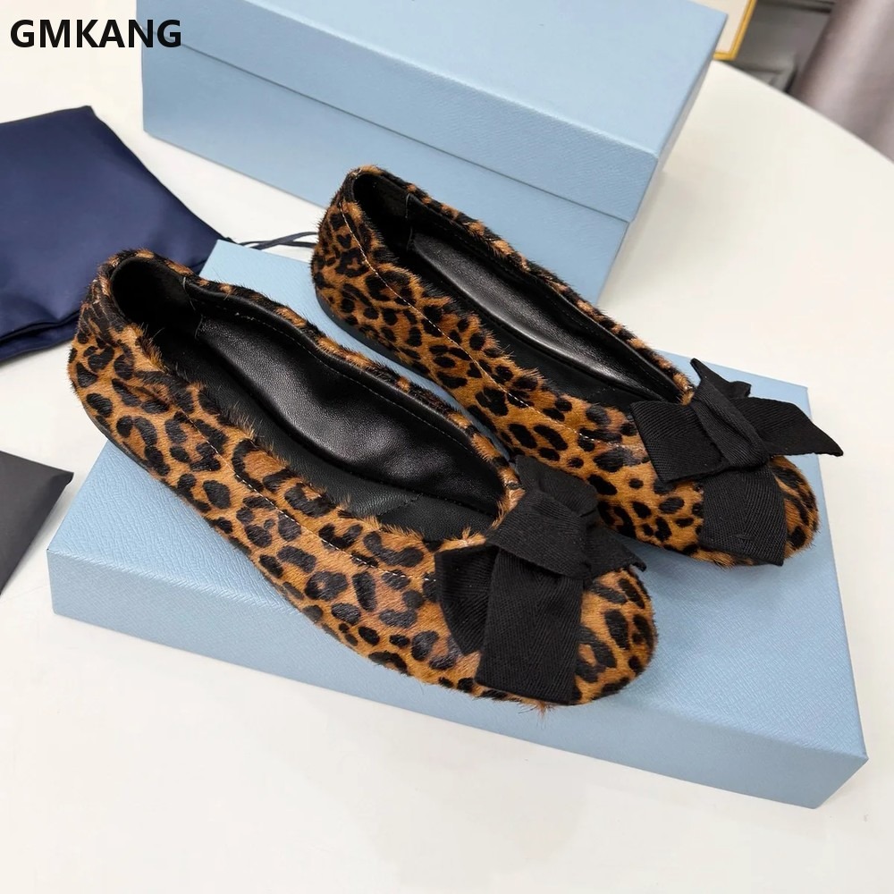 Damskie baleriny z kokardą, pl – Leather Work Women Shoes recenzja i cena