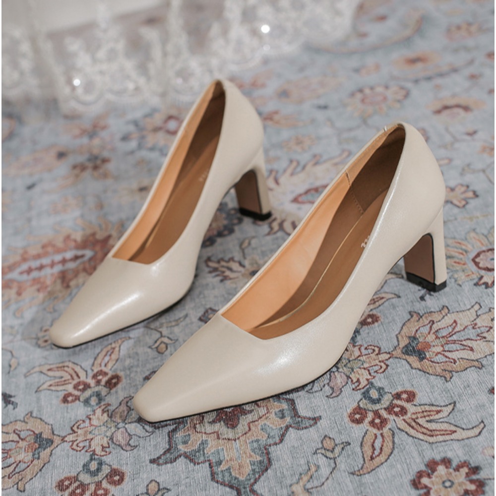 Wysokie obcasy damskie nowe pr – Leather Work Women Shoes recenzja i cena