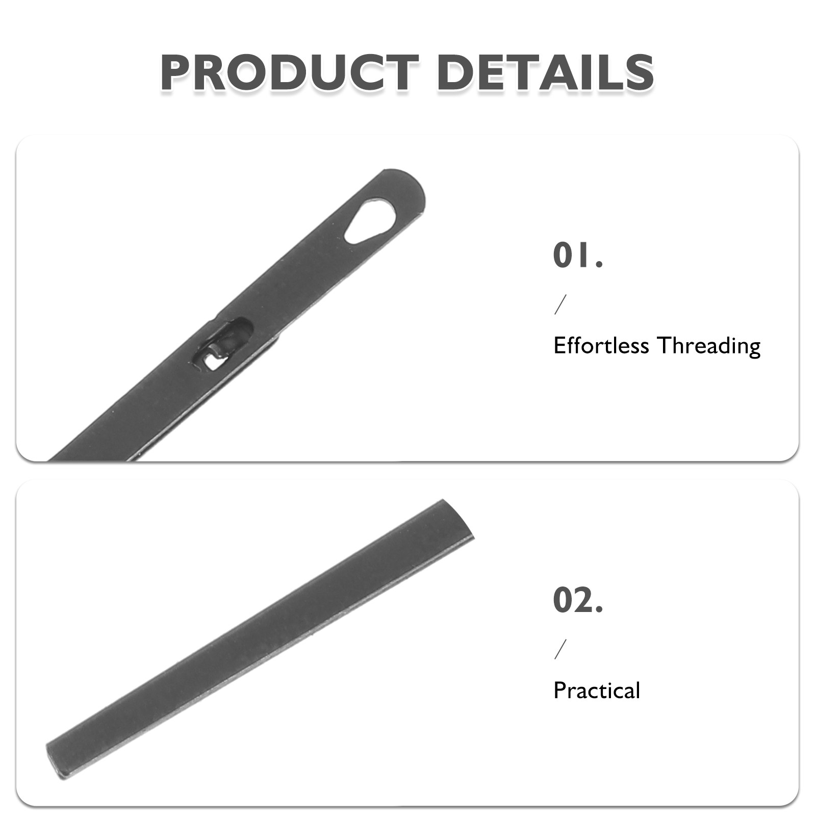 Zestaw 3 dużych igieł do szyci – Leatherwork Hand Sewing Needles recenzja i cena