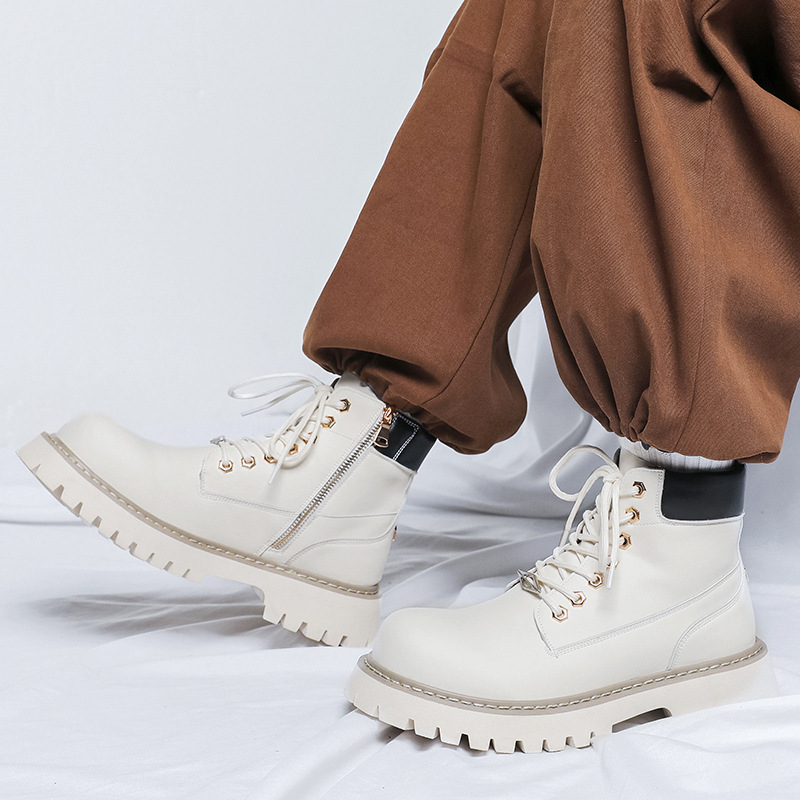 Męskie buty plus size na impre – Leather Work Boots recenzja i cena