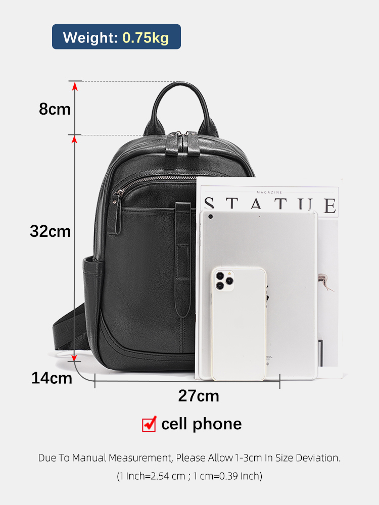 Plecak damski Zency z prawdziw – Leather Work Womens Backpack recenzja i cena