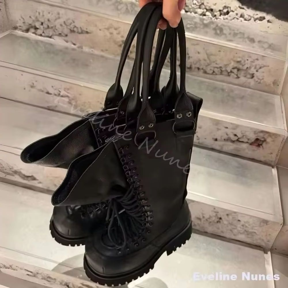 Retro Skórzane Botki Motocyklo – Leather Work Boots recenzja i cena