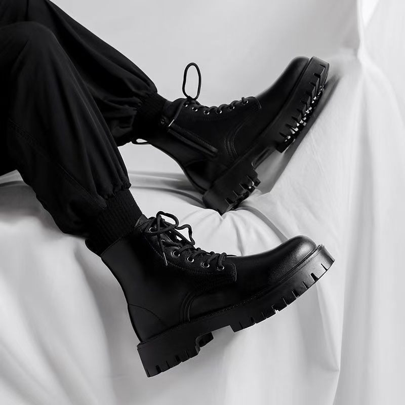 Męskie buty Chelsea w stylu br – Leather Work Boots recenzja i cena