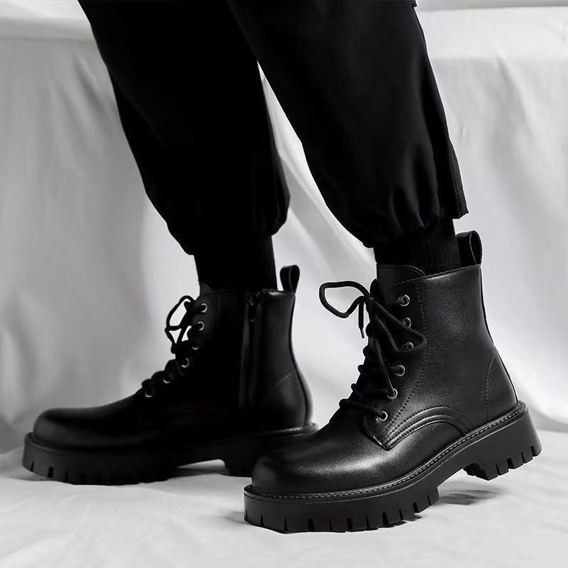 Męskie buty Chelsea w stylu br – Leather Work Boots recenzja i cena