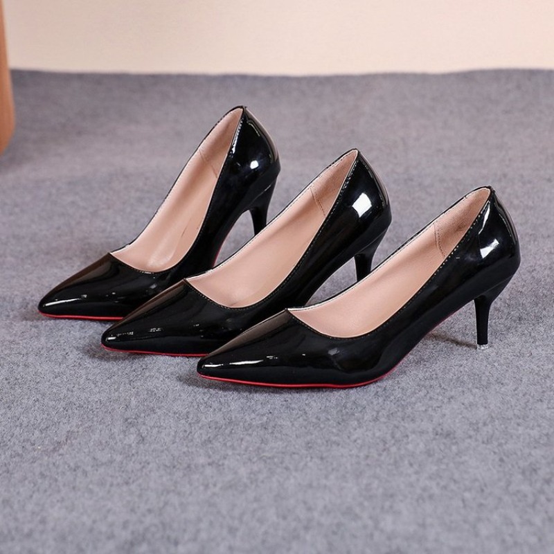 Seksowne szpilki z lakierowane – Leather Work Women Shoes recenzja i cena