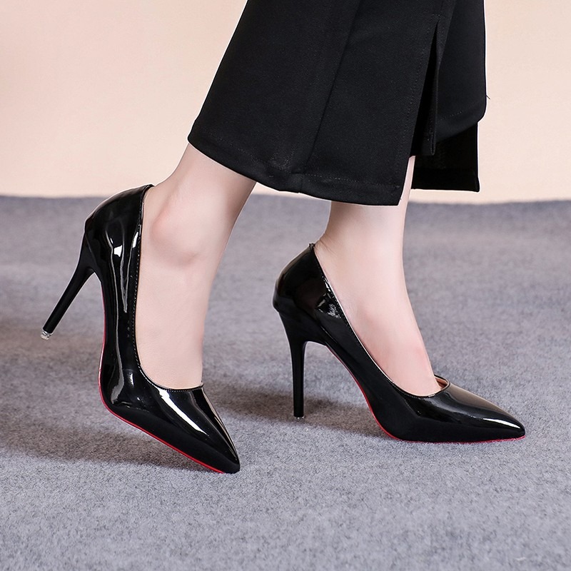 Seksowne szpilki z lakierowane – Leather Work Women Shoes recenzja i cena