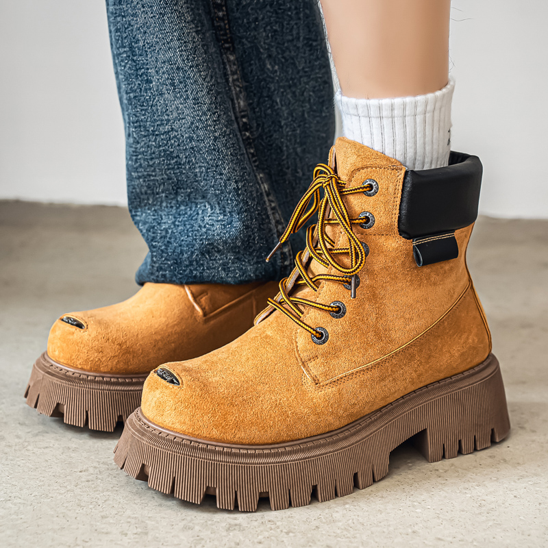 Klasyczne wysokie buty outdoor – Leather Work Boots recenzja i cena