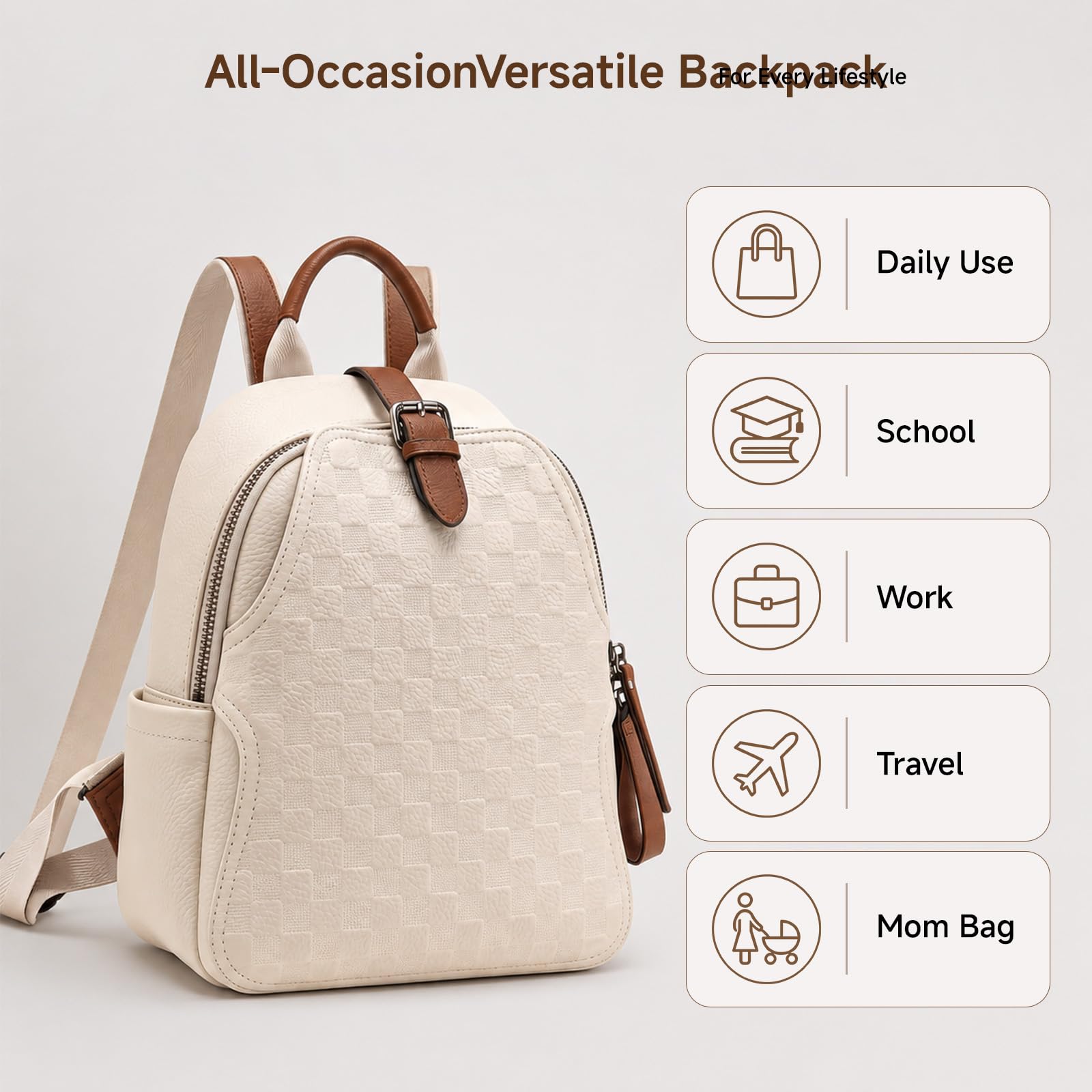 Damski plecak z tłoczonej skór – Leather Work Womens Backpack recenzja i cena