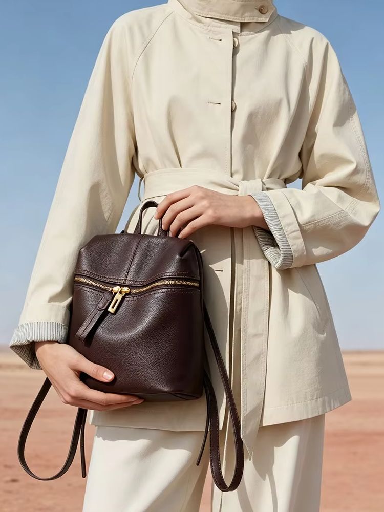 Zency Vintage Classic Bag Dams – Leather Work Womens Backpack recenzja i cena