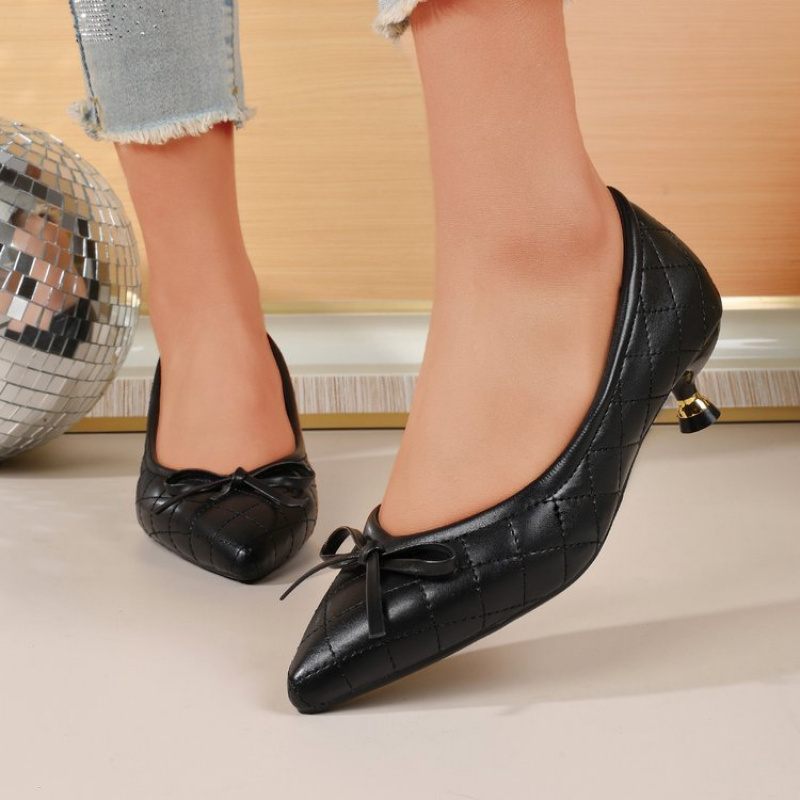Damskie buty vintage z ostrym  – Leather Work Women Shoes recenzja i cena