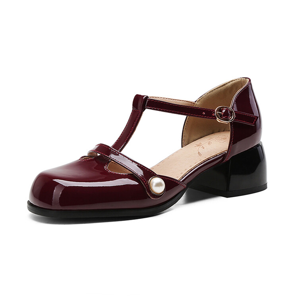 Grube Sandały na Wysokim Obcas – Leather Work Women Shoes recenzja i cena