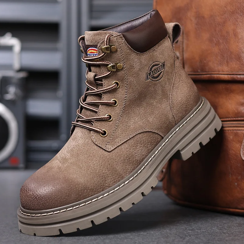 Wysokiej jakości męskie buty z – Leather Work Boots recenzja i cena