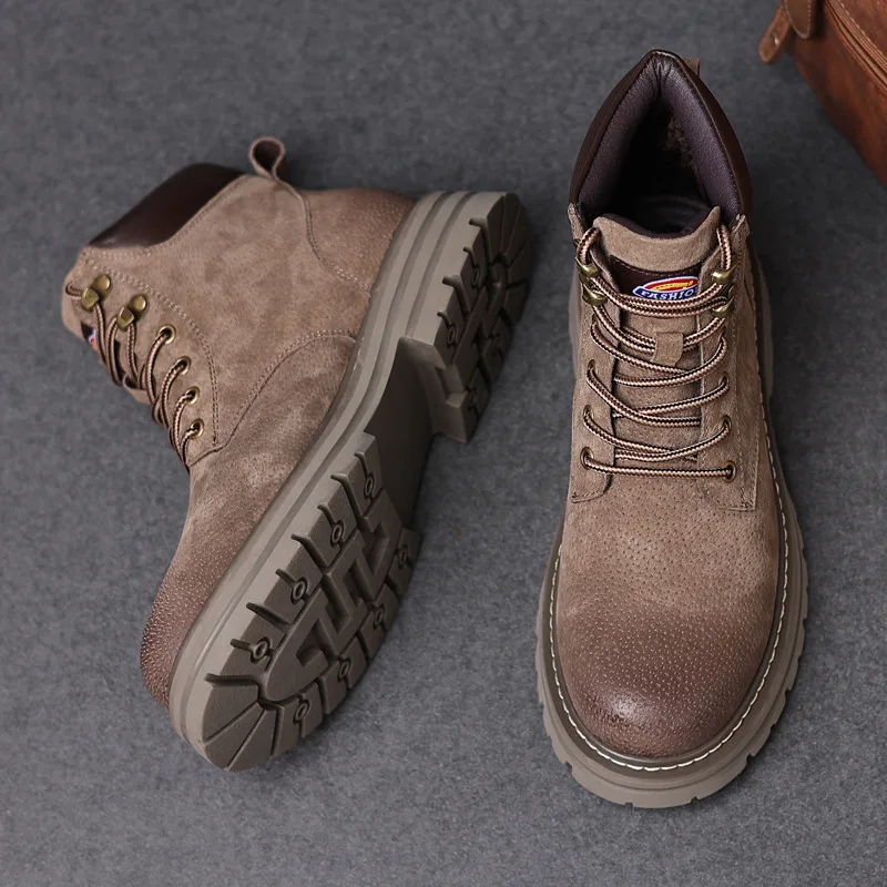 Wysokiej jakości męskie buty z – Leather Work Boots recenzja i cena