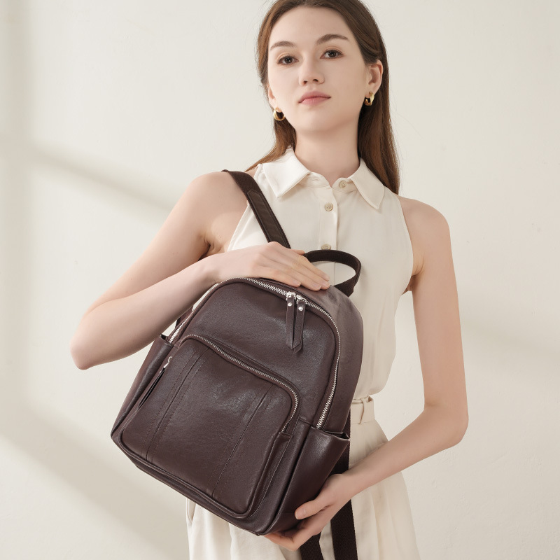 Plecak damski Zency, duża torb – Leather Work Rucksack recenzja i cena