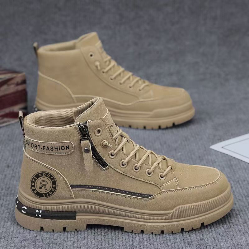 Męskie buty robocze retro z wy – Leather Work Boots recenzja i cena