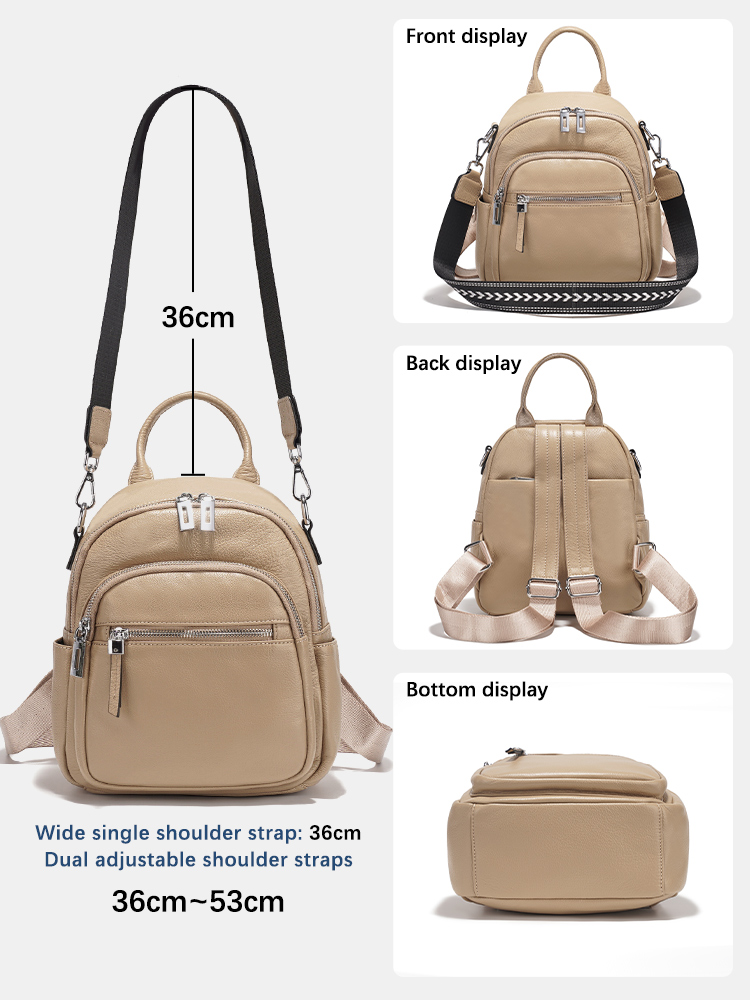 Zency Mały Plecak z Prawdziwej – Leather Work Womens Backpack recenzja i cena