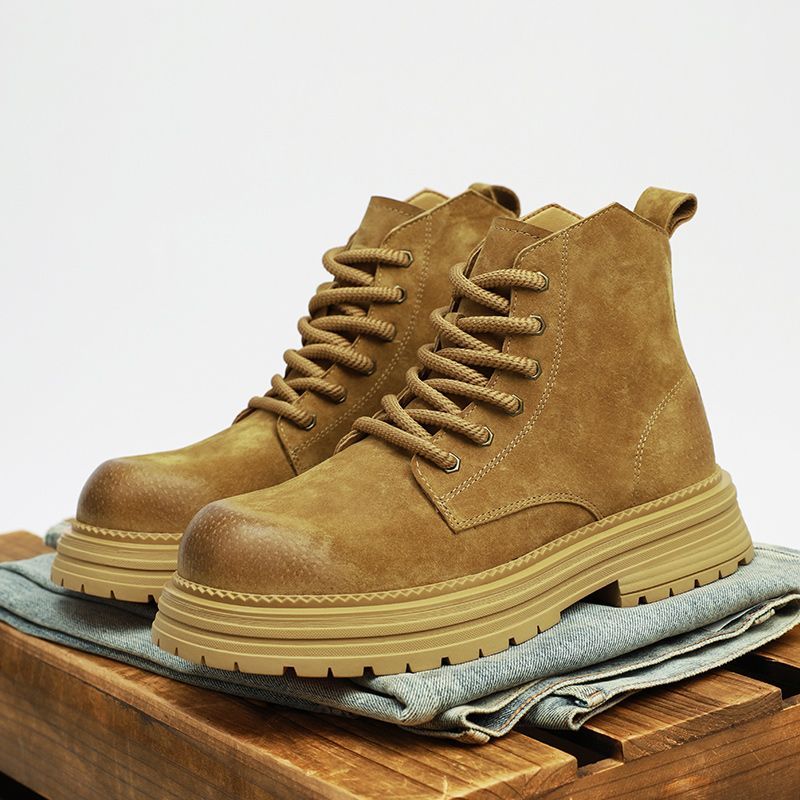 Wysokiej jakości męskie botki, – Leather Work Boots recenzja i cena