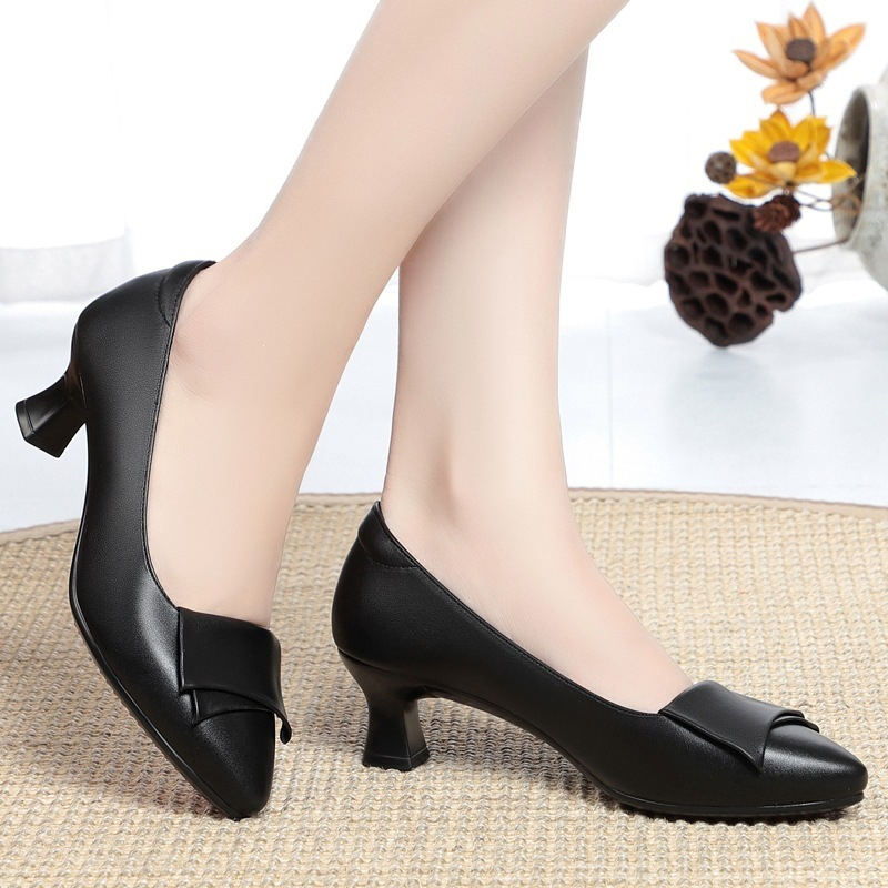 Wiosenno-jesienne buty damskie – Leather Work Women Shoes recenzja i cena