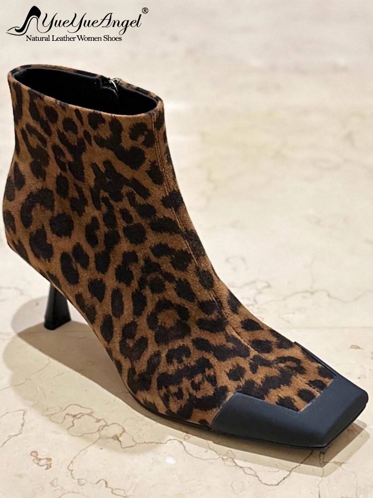 Modne damskie buty z kwadratow – Leather Work Women Shoes recenzja i cena