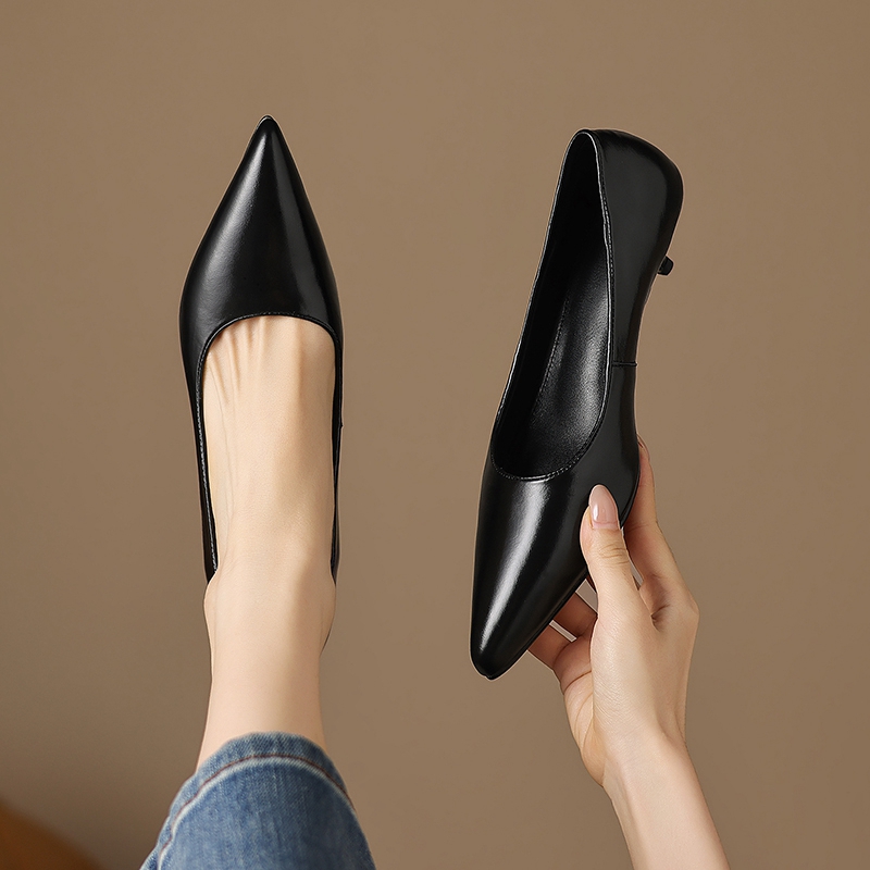 Damskie nowe wiosenno-jesienne – Leather Work Women Shoes recenzja i cena