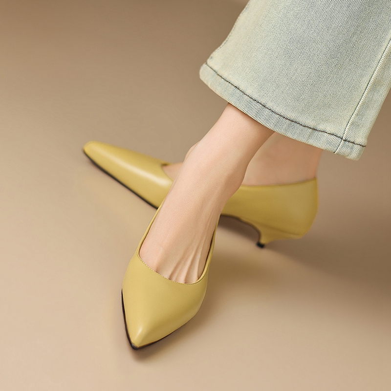 Damskie nowe wiosenno-jesienne – Leather Work Women Shoes recenzja i cena