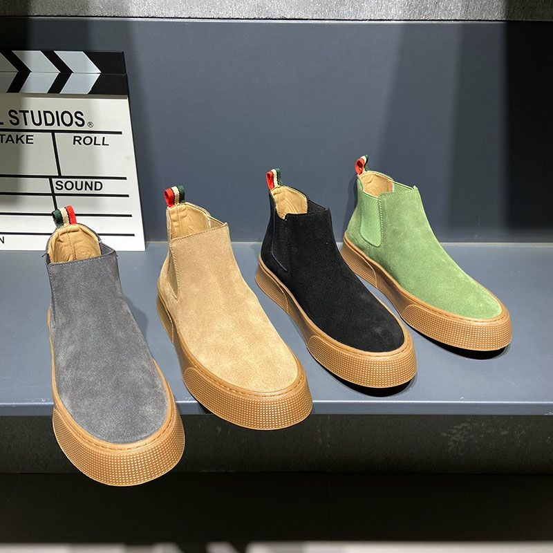 2026 Jesień Zima Męskie Botki  – Leather Work Boots recenzja i cena
