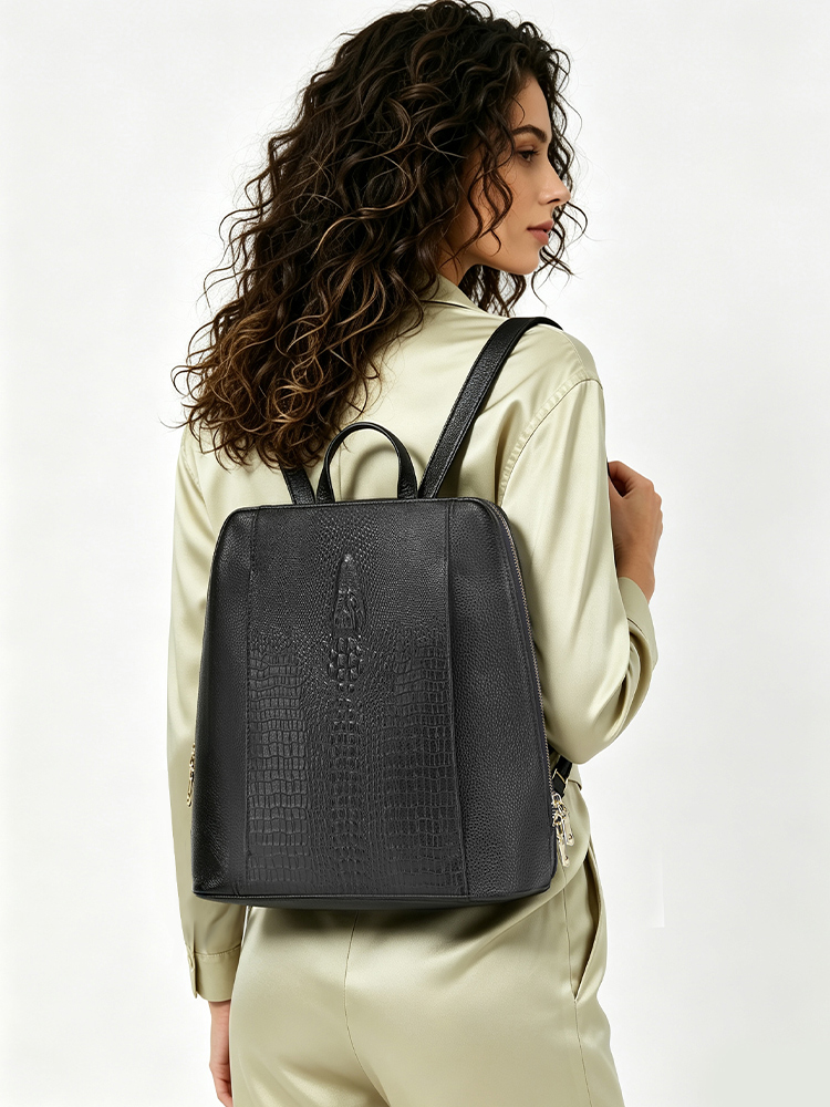 Plecak damski Zency ze skóry k – Leather Work Womens Backpack recenzja i cena