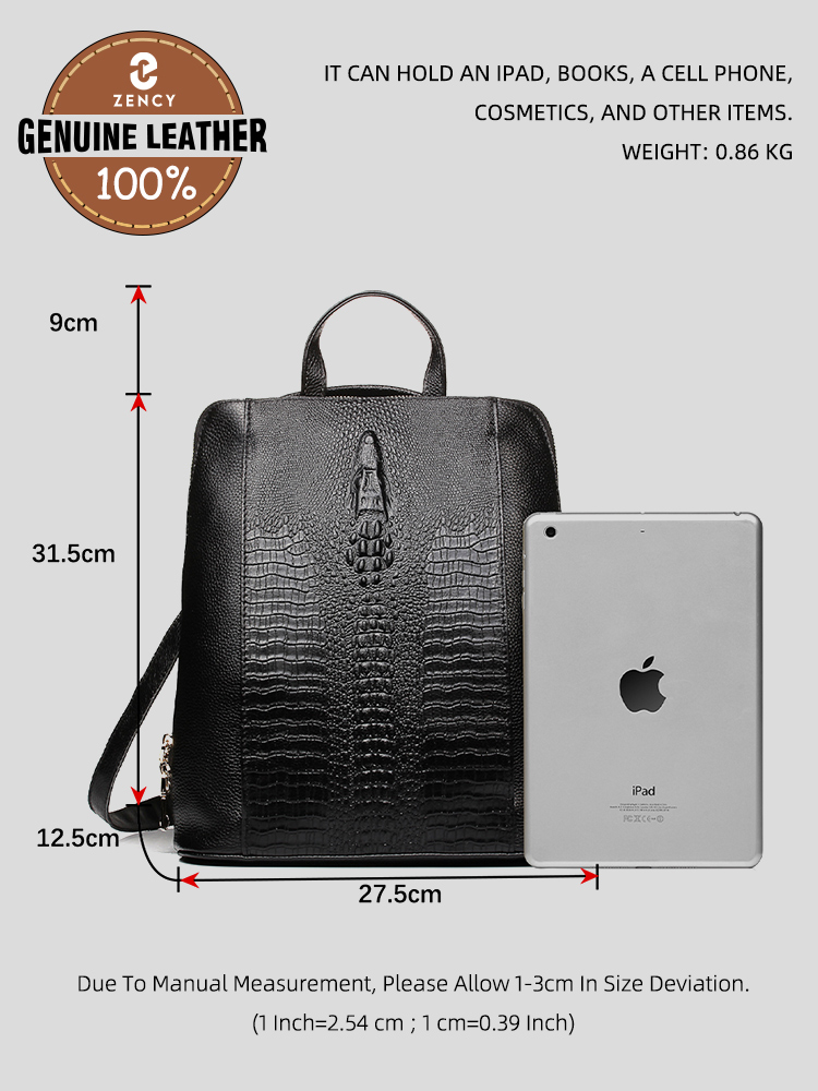 Plecak damski Zency ze skóry k – Leather Work Womens Backpack recenzja i cena