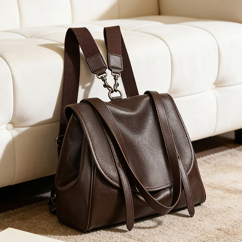 Damski plecak vintage z miękki – Leather Work Womens Backpack recenzja i cena