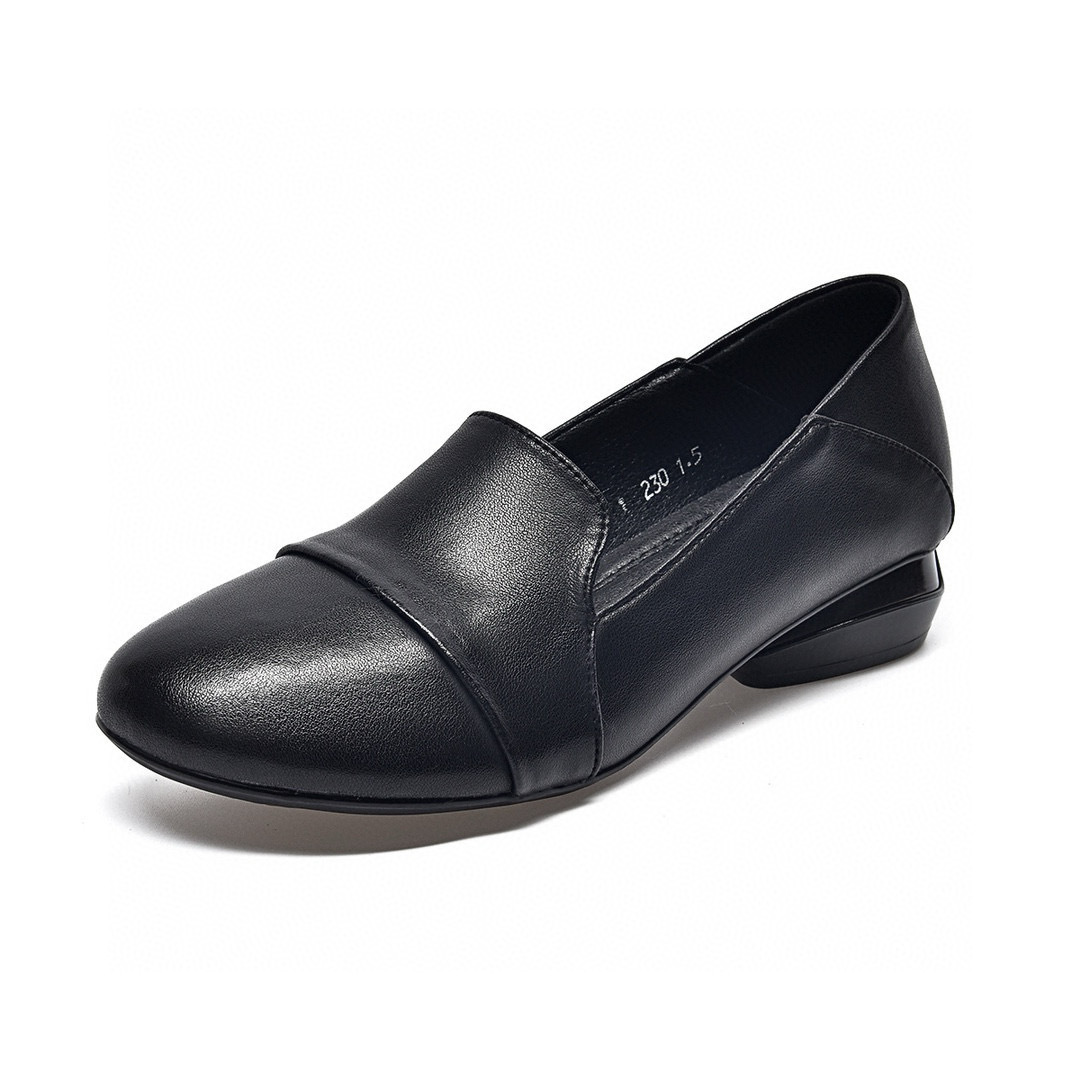 Damskie buty 2026 jesień niski – Leather Work Women Shoes recenzja i cena